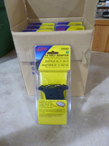 lot 31 image: Case of Valley 12 Volt Adapters