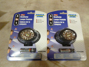 lot 84 image: 2 Power Zone 3 in 1 Headlamps