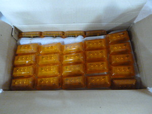 lot 101 image: Case of Lumenx Amber Marker Lights