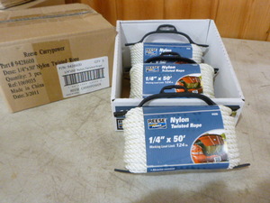 lot 158 image: 3 Spools of Reese Nylon Twisted Rope