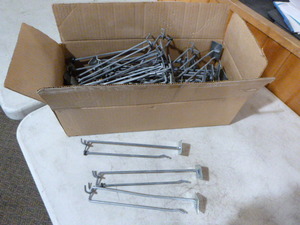 lot 247 image: Box of Peg Board Hooks