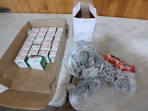 lot 252 image: Lot of Sheet Metal Screws and More