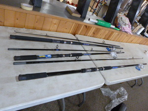 lot 314 image: 3 Shakespeare Tidewater Fishing Rods