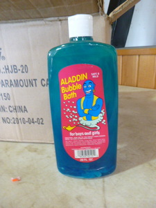 lot 371 image: 11 Bottles of Aladdin Bubble Bath