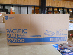 lot 388 image: Case of Pacific Blue C-Fold Premium 2-Ply Paper Towels