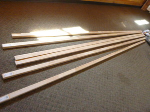 lot 392 image: 6 Design House Spindle Bottom Rails