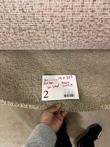 Hutton W. Sand Cut Pile Carpeting 375x12 Brown