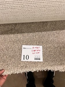 Cut Pile Carpeting 321x12 Light Grey