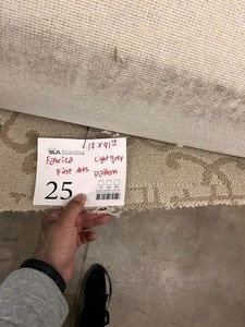 Fabrica Fine Arts Carpeting 4110x12 Light Grey Pattern