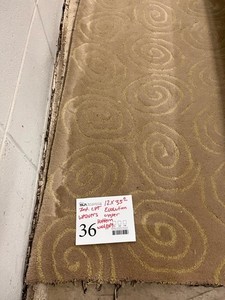 Int. Cpt. Weavers Evolution Wool Carpeting 35x12 Oyster Pattern