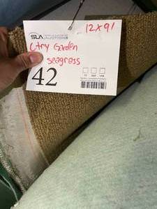 Country Garden Carpeting 91x12 Seagrass