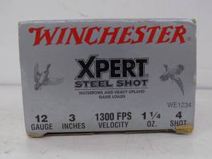 lot 8 image: 25-Winchester 12 Gauge 3 inch 4 Shot