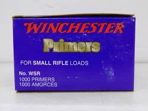 lot 9 image: 1000 Winchester-Primers Small Rifle Loads No. WSR