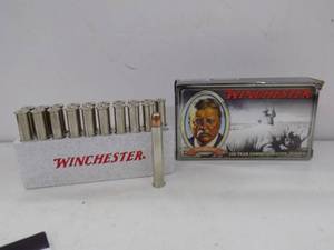 lot 13 image: 20 Winchester 405 win. 300 Gr FP