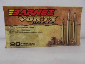 lot 24 image: 20 Barnes Vor-TX 260 Rem 120gr Tipped