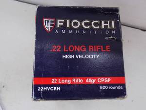 lot 36 image: 500 FIOCCHI 22 Long Rifle