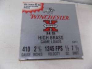 lot 46 image: 25 Winchester 410ga - 7 12 Shot