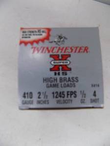 lot 58 image: 25 Winchester 410ga 2 12 4 Shot