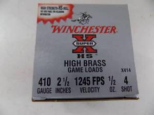 lot 59 image: 25 Winchester 410ga 2 12 4 Shot