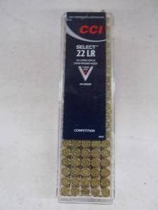 lot 76 image: 100 CCI 22 LR
