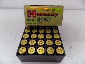 lot 78 image: 25 Hornady 380 Auto 90gr XPT