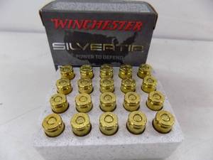 lot 80 image: 25 Winchester Silver Tip 9mm Luger 147gr