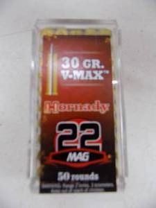 lot 93 image: 50 Hornady 22 Mag