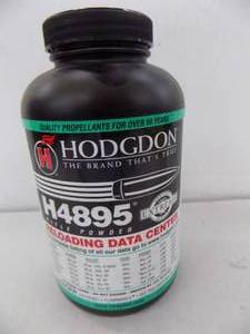 lot 125 image: Hodgdon H4895 Powder PICKUP ONLY