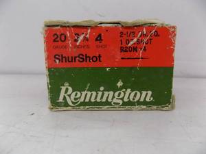 lot 139 image: 24 - Remington 20 ga 2 34  4 - Shot