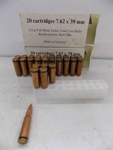 lot 145 image: 26 - 7.62 x 39 mm 123 gr
