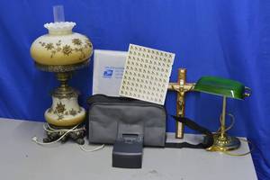2 Lamps, , Cross and sheet of unused USPS collectable stamps