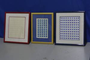framed USPS collectible stamps