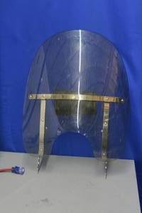 Motorcycle windshield