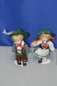 German Boy and Girl RF Collection Porcelain dolls