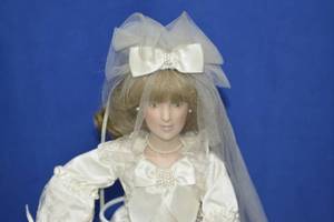 Wedding day bride doll