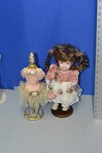 Doll in pink lot