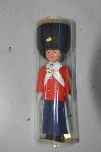 Vintage British Royal Guard Soldier Doll Sleep Eyes