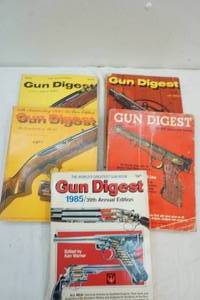 lot 30 image: vintage Gun Digest books