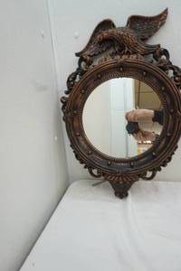 lot 38 image: vintage 1959 eagle poly framed mirror