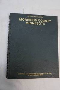 lot 41 image: vintage 1970s Morrison MN atlas book