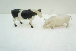lot 140 image: Imperial cow and pig
