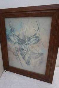 lot 193 image: K. Maroon framed print