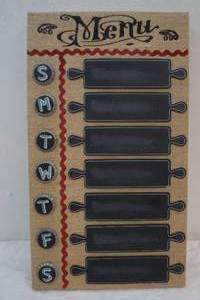 lot 204 image: burlap menu board