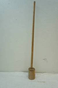 lot 211 image: antique wooden kraut stomper