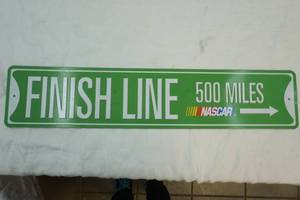 lot 221 image: finish line sign