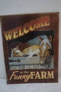 lot 225 image: funny farm sign