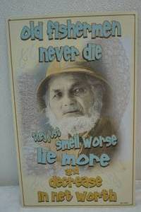 lot 226 image: old fisherman sign