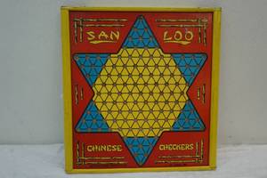 lot 232 image: Chinese checkers metal board game