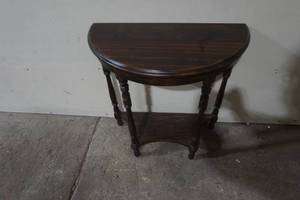 lot 236 image: vintage solid wood occasional table