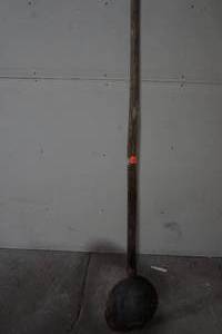 lot 237 image: large antique wooden bread board